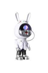 Astronot Projektör Galaxy Star Kumandalı Samanyolu Aydınlatma Gece Lambası LW39 Beyaz