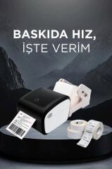 Torima Termal Yazıcı Adisyon Fiş Barkod Etiket Pazaryerleri Uyumlu TLP-423X Siyah