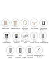 Otomatik Rende Doğrayıcı Dilimleme Makinesi 5IN1 TFS01 Krem