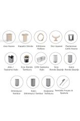 Otomatik Rende Doğrayıcı Dilimleme Makinesi 5IN1 TFS01 Krem