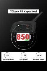 Motosiklet Helmet İnterkom Bluetooth 2li Kask Kulaklığı Ejeas Double V6PRO+