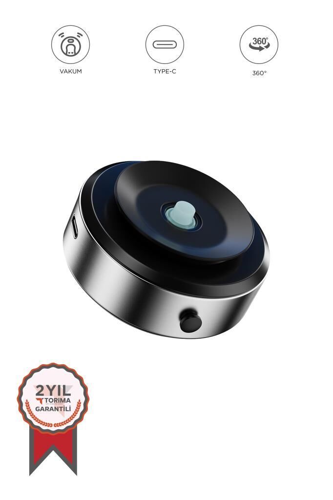 Telefon Tutucu Çift Taraflı Manyetik Adsorpsiyon Vakumlu Kompakt Ev Ofis Oto Aksesuarları X8Q Gümüş