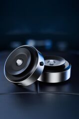 Telefon Tutucu Çift Taraflı Manyetik Adsorpsiyon Vakumlu Kompakt Ev Ofis Oto Aksesuarları X8Q Gümüş