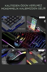 Torima TMK-06 Siyah Gaming Rgb Işıklı Kablolu Q Klavye ve Mouse Seti