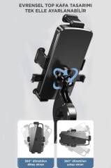 Torima Siyah JX-041 Car Holder Araç Içi ve Bisiklet Telefon Tutucu