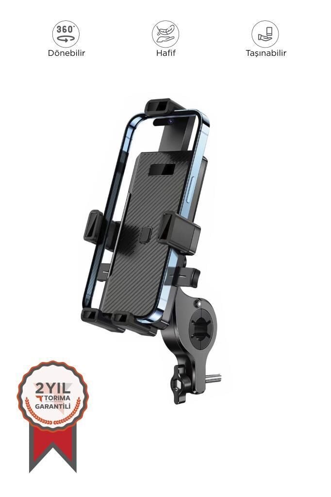 Telefon Tutucu Bisiklet Araç İçi Oto Aksesuarları JX041 Siyah