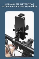 Torima Siyah JX-041 Car Holder Araç Içi ve Bisiklet Telefon Tutucu