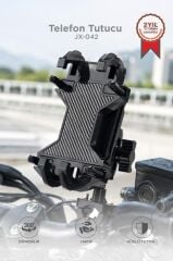 Telefon Tutucu Motorbisiklet Bisiklet Oto Aksesuarları JX042 Siyah