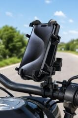 Telefon Tutucu Motorbisiklet Bisiklet Oto Aksesuarları JX042 Siyah