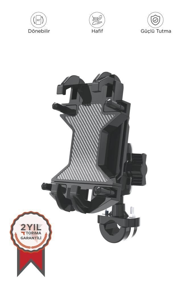 Telefon Tutucu Motorbisiklet Bisiklet Oto Aksesuarları JX042 Siyah