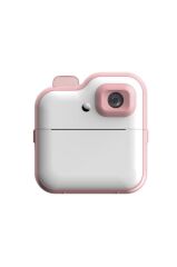 Dijital Fotoğraf Makinesi Çocuk Termal Resim Kağıt Baskılı Yazıcı Kamera Video Makinesi CMR15 Pembe