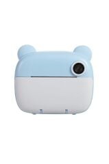 Dijital Fotoğraf Makinesi Çocuk Termal Resim Kağıt Baskılı Yazıcı Kamera Video Makinesi CMR14 Mavi