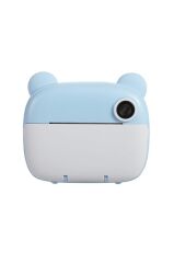 Dijital Fotoğraf Makinesi Çocuk Termal Resim Kağıt Baskılı Yazıcı Kamera Makinesi CMR14 Mavi