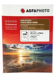 Agfaphoto Fotoğraf Kağıdı (13X18) 270Gr 5R Inkjet Kağıt Parlak