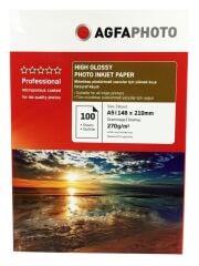 Agfaphoto Fotoğraf Kağıdı (15X21) 270Gr A5 Inkjet Kağıt Parlak