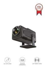 Projeksiyon Cihazı Taşınabilir Ev Sinema 4K 1080P Android Akıllı Projektör HY320 Siyah