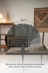 Projeksiyon Cihazı Taşınabilir Ev Sinema 4K 1080P Android Akıllı Projektör HY320 Siyah