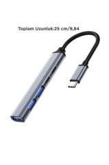 USB Type C Dönüştürücü 5in1 Hub Çoklayıcı YD49