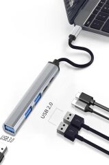 USB Type C Dönüştürücü 5in1 Hub Çoklayıcı YD49