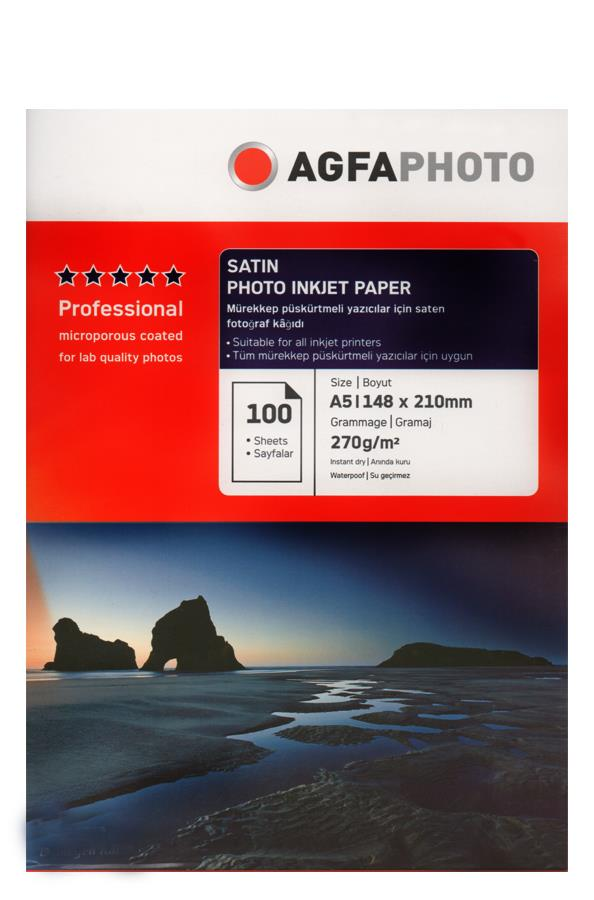 Agfaphoto Fotoğraf Kağıdı (15X21) 270Gr A5 Inkjet Kağıt Mat