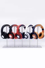 Bluetooth Kulaklık Kulak Üstü Kablosuz Kulaklık SN-85 Siyah Kırmızı