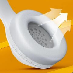 Bluetooth Kulaklık Kulak Üstü Kablosuz Kulaklık TH10 Beyaz