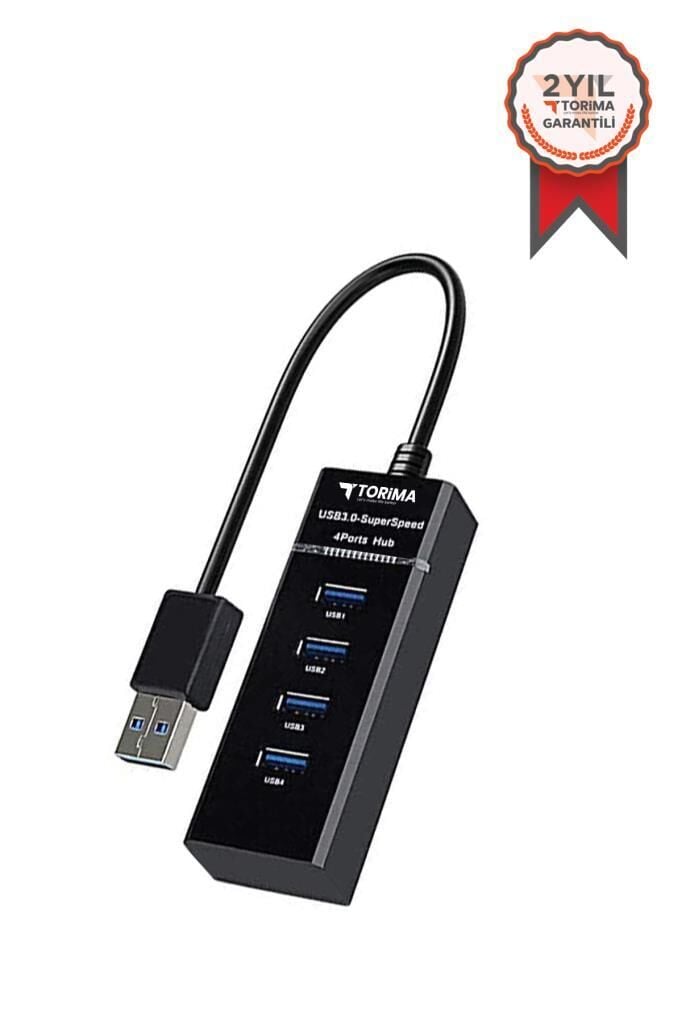 Usb Hub 4 Port Çoklayıcı 3.0 Çoğaltıcı YD32 Siyah