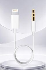 Dönüştürücü Kablo Lightning to 3.5MM Aux TRMJH24 Beyaz