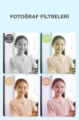 Dijital Fotoğraf Makineleri Oyunlu Çocuk Kamerası 1080P Hd CMR16 Mor