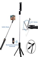 Tripod Kumandalı Mini Kablosuz Selfie Çubuğu K07 Siyah