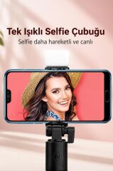 Tripod Çok Amaçlı Kumandalı Kablosuz Selfie Çubuğu S03 Siyah