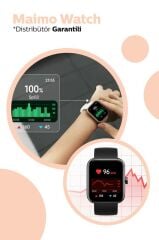 70Mai Maimo Watch WT2105 Akıllı Saat 1.69 İnç - Siyah(Ek turuncu kayış)