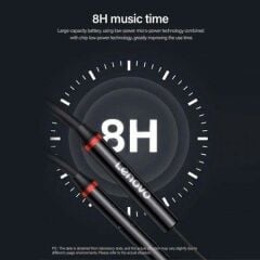 Lenovo HE05X Manyetik Neckband Kablosuz Bluetooth 5.0 Kulaklık Siyah