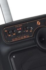 Torima KTS-1590 Kablosuz Mikrofonlu Kumandalı Rgb Ledli Taşınabilir Tekerlekli Bluetooth Hoparlör