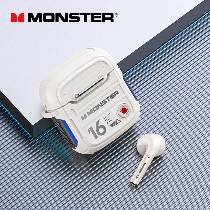 Monster Airmars XKT16 Gaming Bluetooth Kulaklık Bej