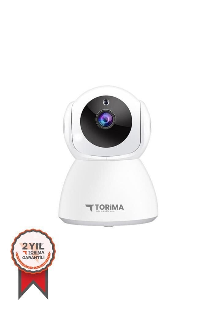Güvenlik Kamerası 360 Derece Dönebilen Full Hd Smart Ip Kamera CMR8 Beyaz