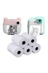 Termal Rulo Kağıt Fotoğraf Kağıdı Tüm Mini Makinalarla Uyumlu CMR-14-15-18-20-21-33 (5 Adet)