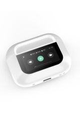 Torima A9PRO Beyaz OLED Ekranlı ANC/ENC Destekli 5.4 Bluetooth Kulaklık