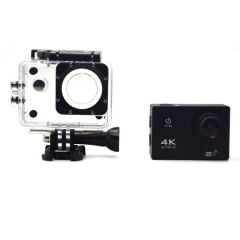 Aksiyon Kamerası 4K Ultra Hd Wifi Su Geçirmez Kamera AC01 Siyah