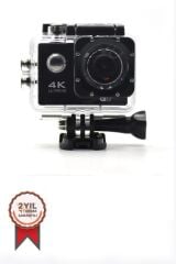 Aksiyon Kamerası 4K Ultra Hd Wifi Su Geçirmez Kamera AC01 Siyah
