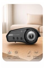 Bluetooth Motosiklet Kask Kulaklığı Rgb Işıklı Yüksek Sesli Intercom With Light BT35
