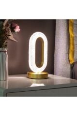 LW-20 Şarjlı Kristal Elmas Masa Lambası Dokunmatik Romantik Akrilik Led Gece Lambası