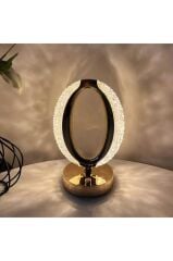 LW-21 Şarjlı Kristal Elmas Masa Lambası Dokunmatik Romantik Akrilik Led Gece Lambası