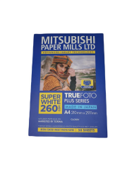 Mitsubishi A4 260gr Parlak İnkjet Kağıt 50 Adet