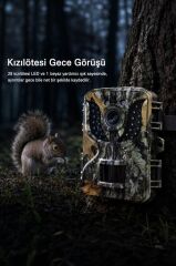 Torima A04 Kamuflaj Gece Görüşlü Suya Dayanıklı Av Kamerası Aksiyon Kamerası
