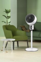 Torima SF-06 Beyaz Ayaklı Portatif – 45W 3 Kademe 3 Pervaneli 8'' İnc Vantilatör Fan