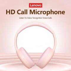 Lenovo Thinkplus TH30 Kablosuz Bluetooth Kulaküstü Kulaklık Pembe