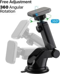 Torima JX-005 Siyah Çok Amaçlı Magnetic Car Holder Araç İçi Telefon Tutucu