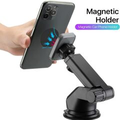 Araç İçi Telefon Tutucu Çok Amaçlı Magnetic Car Holder JX-005 Siyah