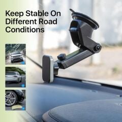 Torima JX-005 Siyah Çok Amaçlı Magnetic Car Holder Araç İçi Telefon Tutucu
